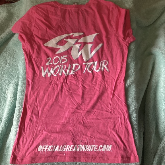 NEW Great White GW 2015 World Tour concert tee shirt 👚 XXL - Picture 3 of 9